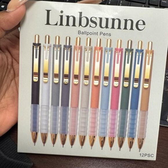 Other - Linbsunne Ballpoint Pens Black Medium Point 1mm Pen with Super Soft Grip
